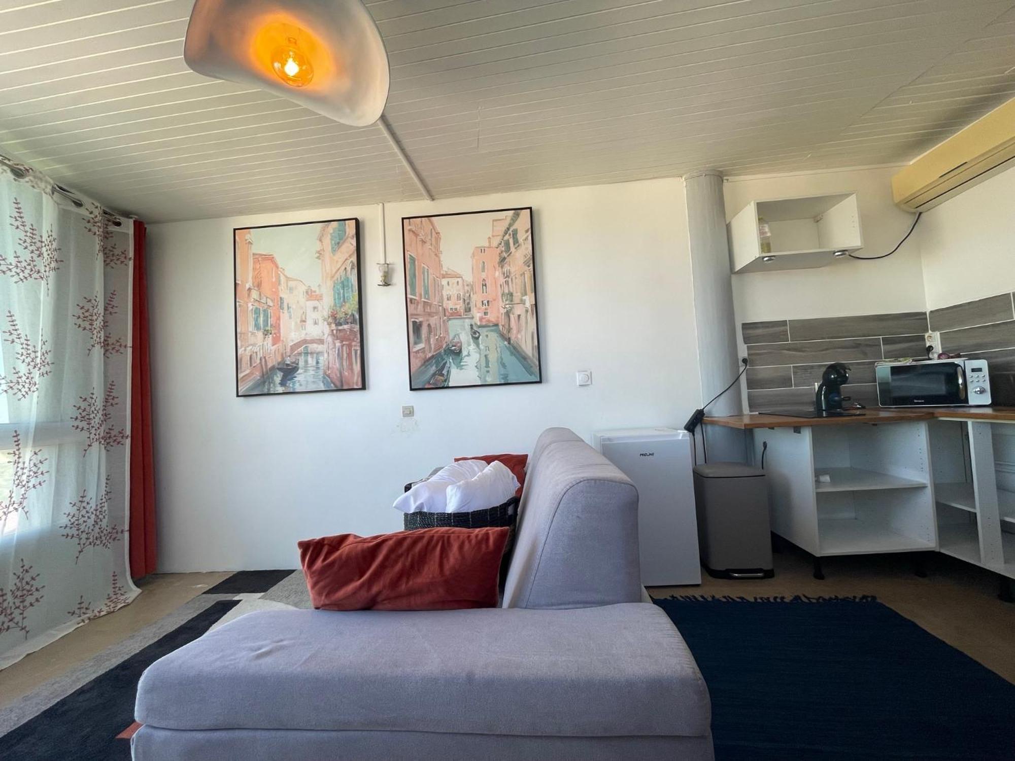 Апартаменты Penthouse Seaside 10 Min Port, Croisiere Et Aeroport Пуэнт-а-Питр Экстерьер фото